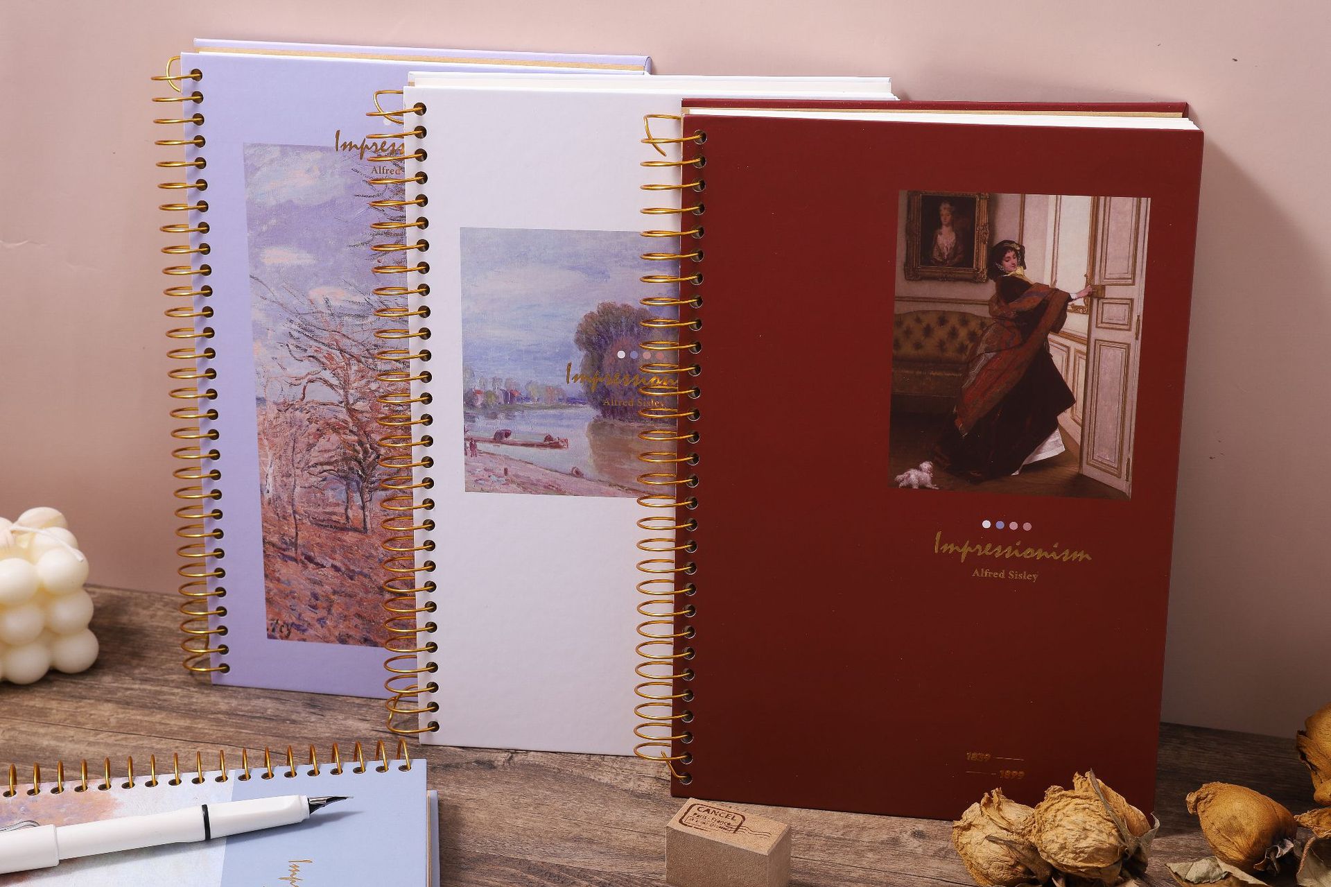 5347     16K横线线圈本（海岸小镇的傍晚）  (2