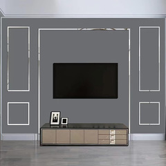 Acrylic beautiful edge decorative strip three-dimensional mirror wall stickers living room bedroom TV background wall mirror stickers waterproof self-adhesive