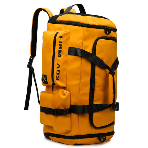 Large-capacity travel bag, dry and wet separation, outdoor sports fitness bag, men's basketball backpack, cycling bag, independent shoe compartment