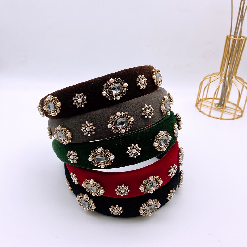 Fashion Geometric Rhinestone Rhinestone Hair Band 1 Piece display picture 2