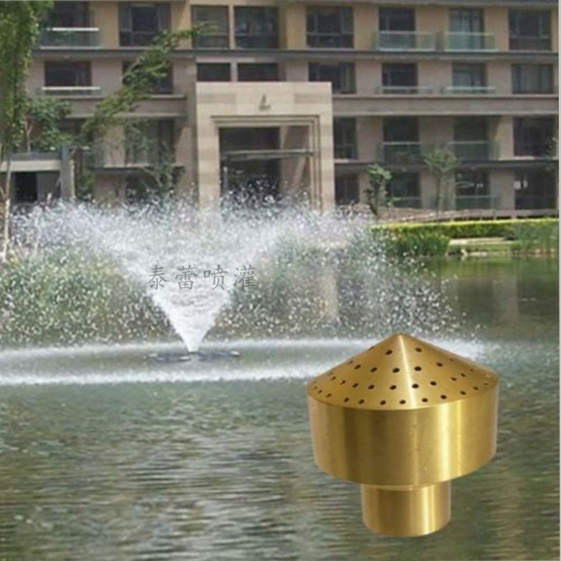 全铜礼花喷头 喷泉花柱礼花喷头 高压雾化喷嘴喷头 莲蓬水景喷头