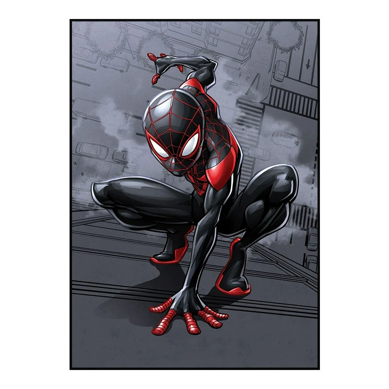 Декоративная картина (Marvel) герои «Мстители», водно-матовый холст, без рамы, несколько размеров