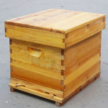 中蜂蜂箱全套标准杉木十框煮蜡诱蜂桶土蜂箱养蜂蜜蜂箱意蜂箱