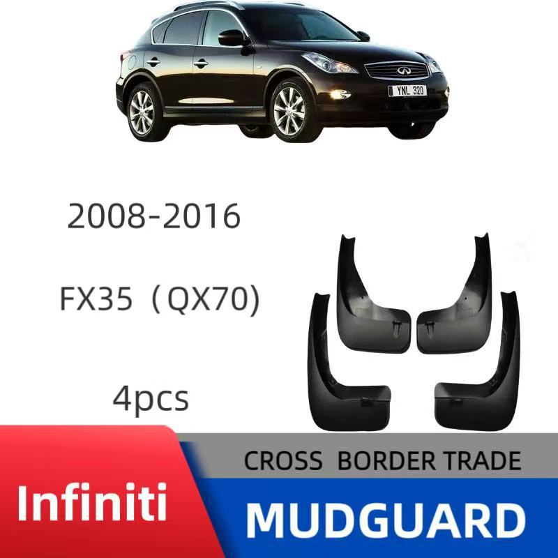 Para 2009-15 Infiniti FX35 Guardabarros Infiniti (QX70) Guardabarros para neumáticos
