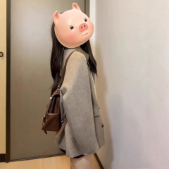 小个子韩系毛呢短款大衣女冬季2025新款爆款高级感加厚外套超好看