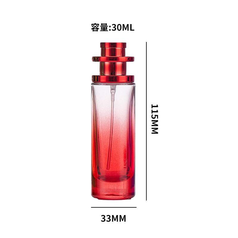 ガラス香水瓶 30 ミリリットル化粧品エッセンシャル オイル スプレー ボトルビッグブランドと同じスタイルの香水詰め替えボトル シルク スクリーン ロゴ在庫あり|undefined