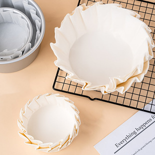 Basque oil paper cake baking paper holder 4 inch 6 mold folding-free packaging box demoulding cake special pad paper