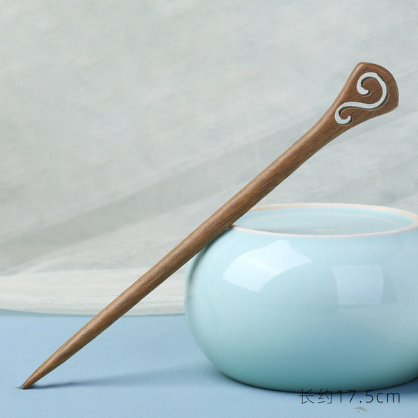 Chinese hairpin green sandalwood
