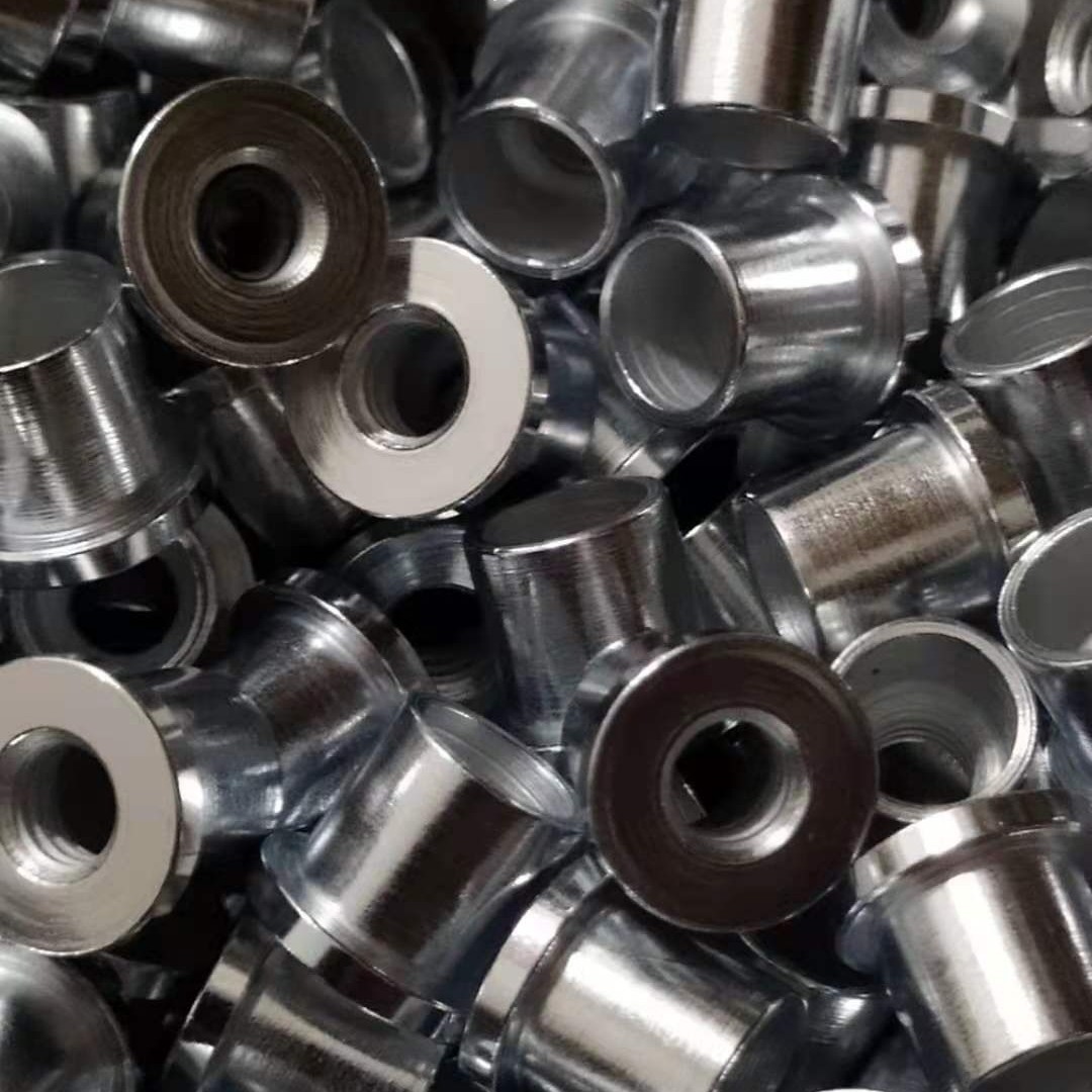 厂家车件加工T型台阶螺母柱焊接圆螺母M6碳钢螺母加工紧固件镀锌