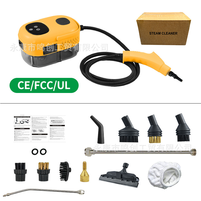 Limpiador a vapor de alta presión y alta temperatura, pequeño aire acondicionado doméstico, campana extractora de cocina, máquina de limpieza con calentamiento instantáneo, estándares europeos, americanos y británicos