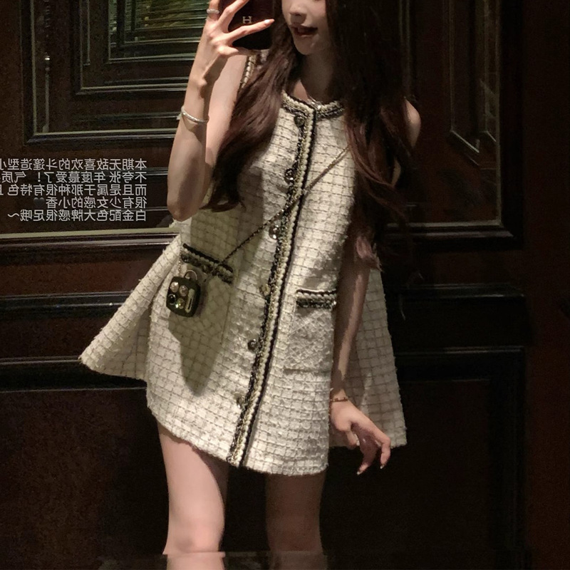 Ready in Stock [Aelier] My Annual Fragrant Luxury Elegant Cape Xiaoxiang Dress