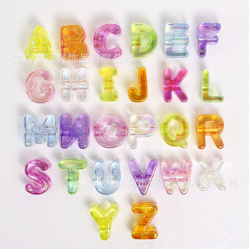 Acrylic Transparent Colorful English Alphabet Number Macaron Dopamine Bracelet Beads Straight Hole Loose Beads Bracelet Accessories Acrylic Transparent Colorful English Alphabet Number Macaron Dopamine Bracelet Beads Straight Hole Loose Beads Bracelet Accessories