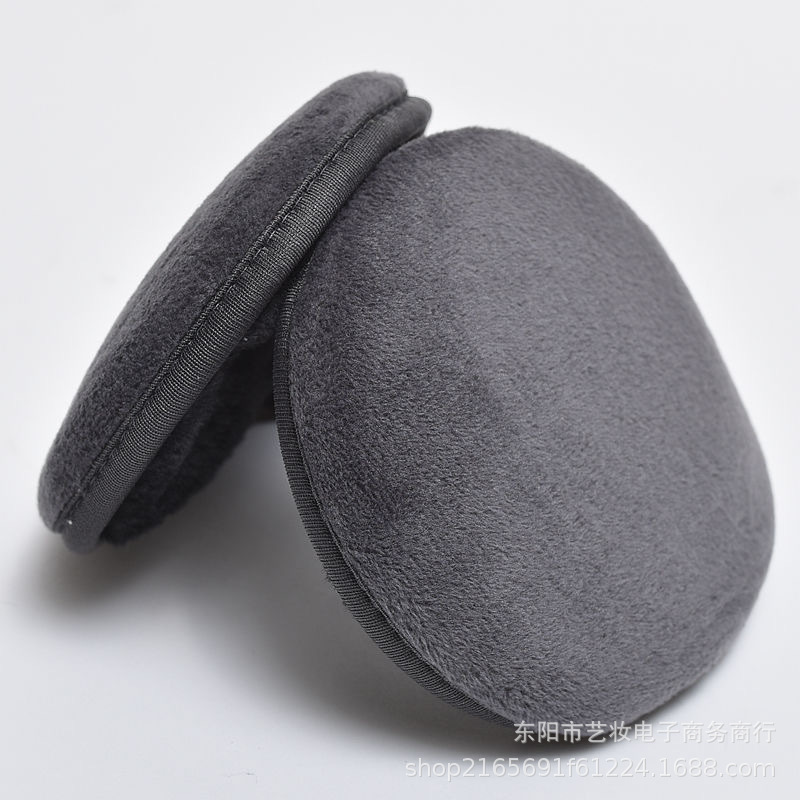 Invierno unisex felpa engrosada extra-grandes orejeras al aire libre montar a prueba de frío caliente espalda-llevar orejeras