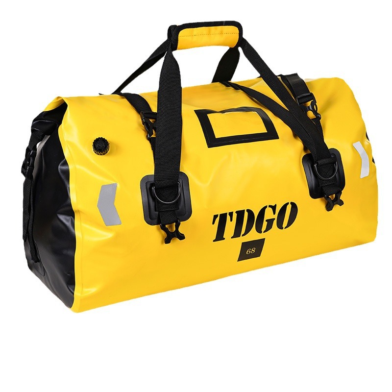 Bolsa impermeable de motocicleta personalizada jinete equipo de viaje de larga distancia bolsa de asiento trasero bolsa de carga locomotora bolsa de cola de motocicleta