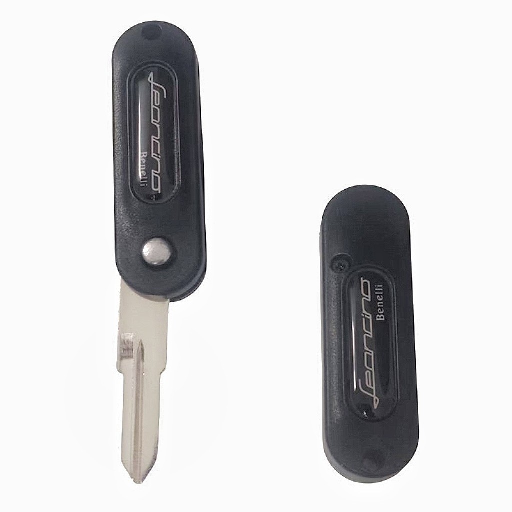 Suitable for Motorcycle Benelli Huanglong 600, Leoncino Bj800 Fuel Tank Cap, Electric Start, Folding Key Blank