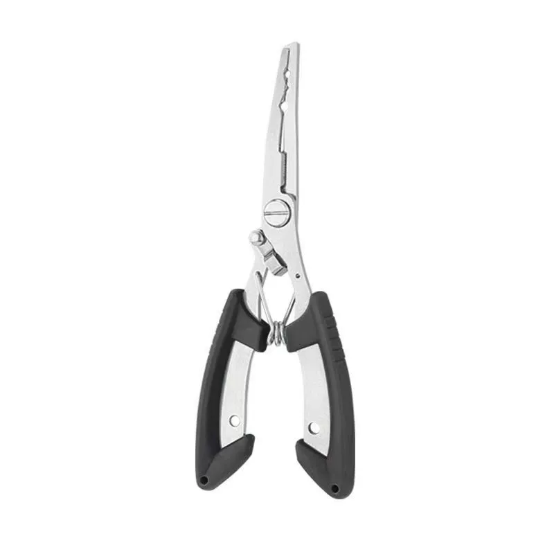 Прямые поставки с завода рыболовных плоскогубцев с изогнутым ртом, многофункциональных плоскогубцев для приманки, рыболовных ножниц, устройств для контроля рыбы, мощных ножниц для лески для лошади и крючков для связывания