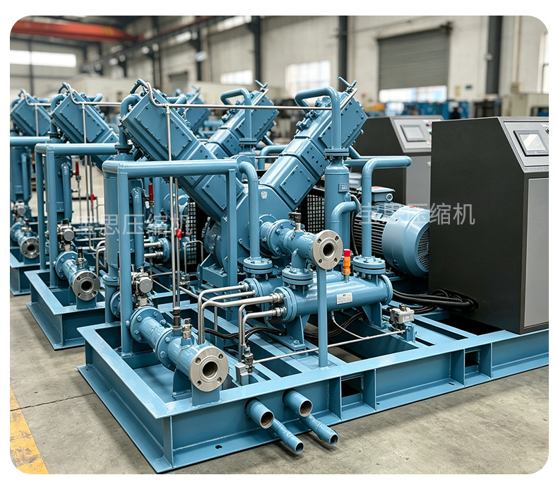 Source manufacturer BS-6.0/80 oil-free water-cooled air compressor PLC-controlled gas and petrochemical nitrogen filling machine