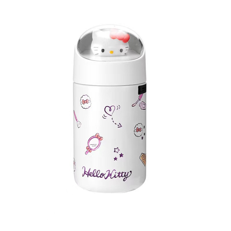 Taza termo pequeña creativa de Sanrio, niña de dibujos animados, niños lindos, escuela de alto valor, taza de agua potable directa portátil