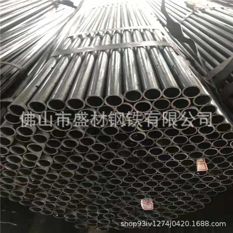批发零售空心 直缝焊管厚壁3.0薄壁退火黑皮白皮光亮管可定做