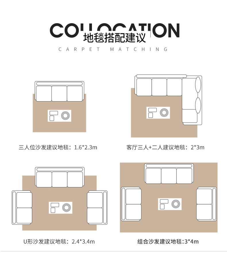 卧室地毯,客厅地毯,地垫,沙发毯