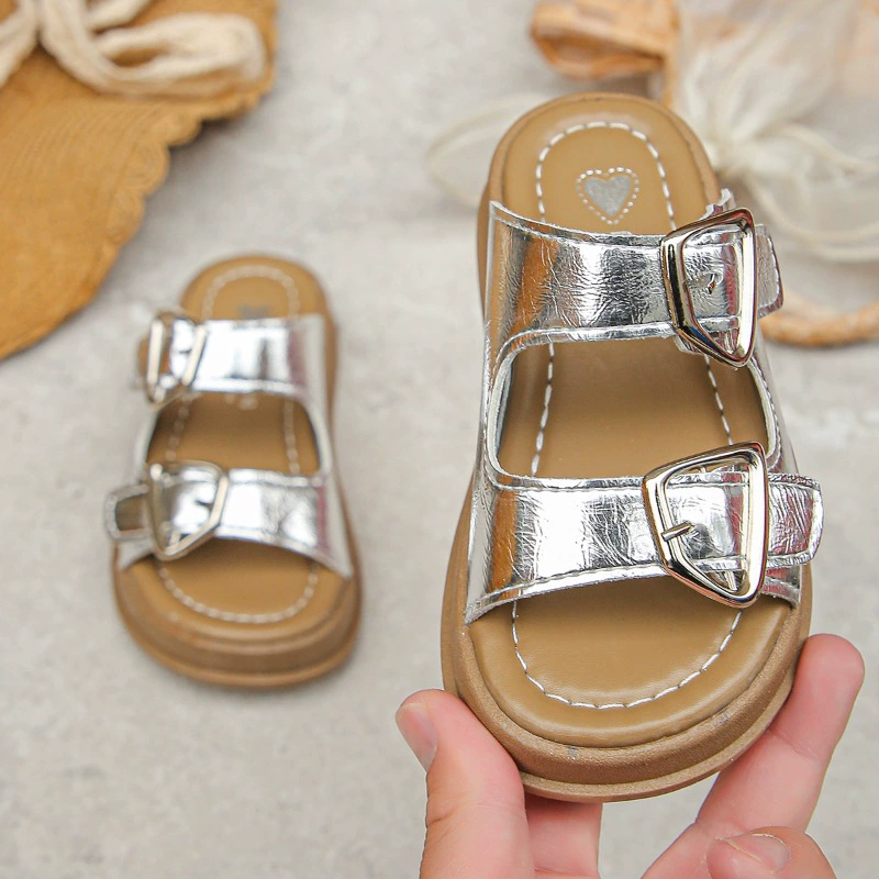 Иностранные тапочки для девочек 2025 новая корейская версия обуви принцессы для девочек