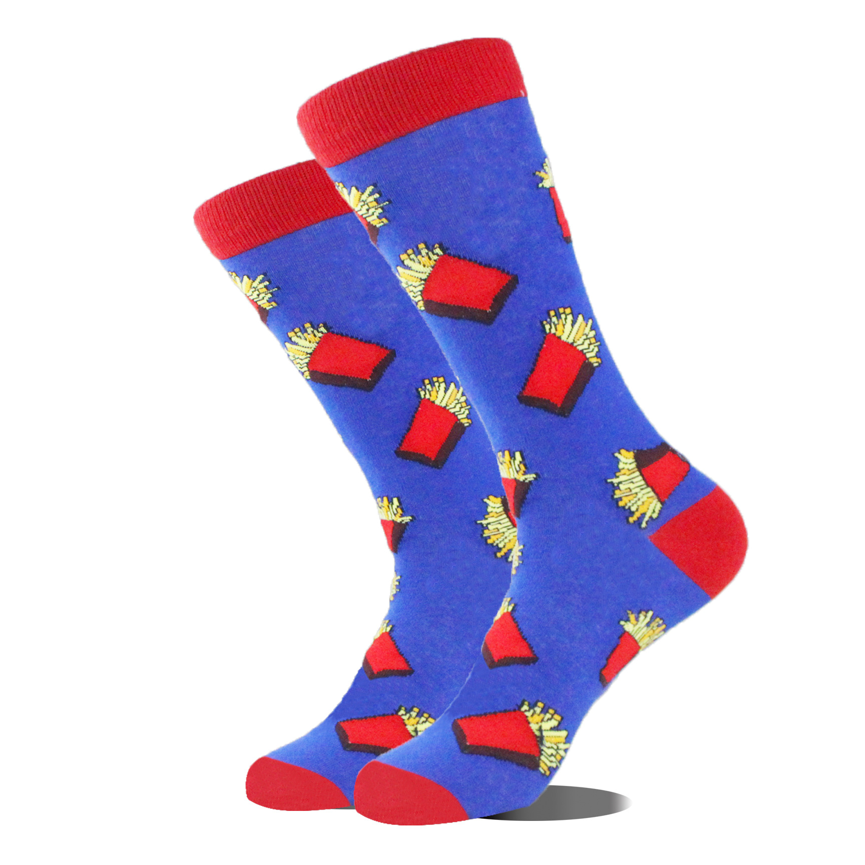 Unisex Einfacher Stil Bier Hamburger Pommes Frittes Baumwolle Crew Socken Ein Paar display picture 5