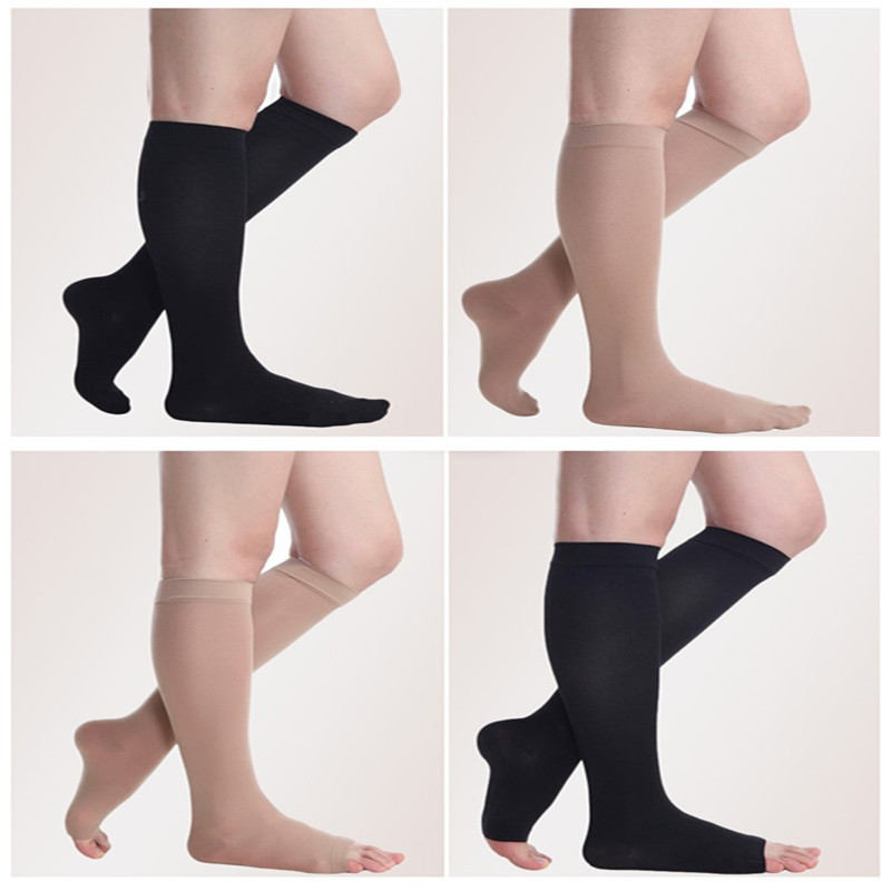 Factory wholesale foreign trade 480D tube compression socks Amazon thin calf socks set foot socks set compression socks