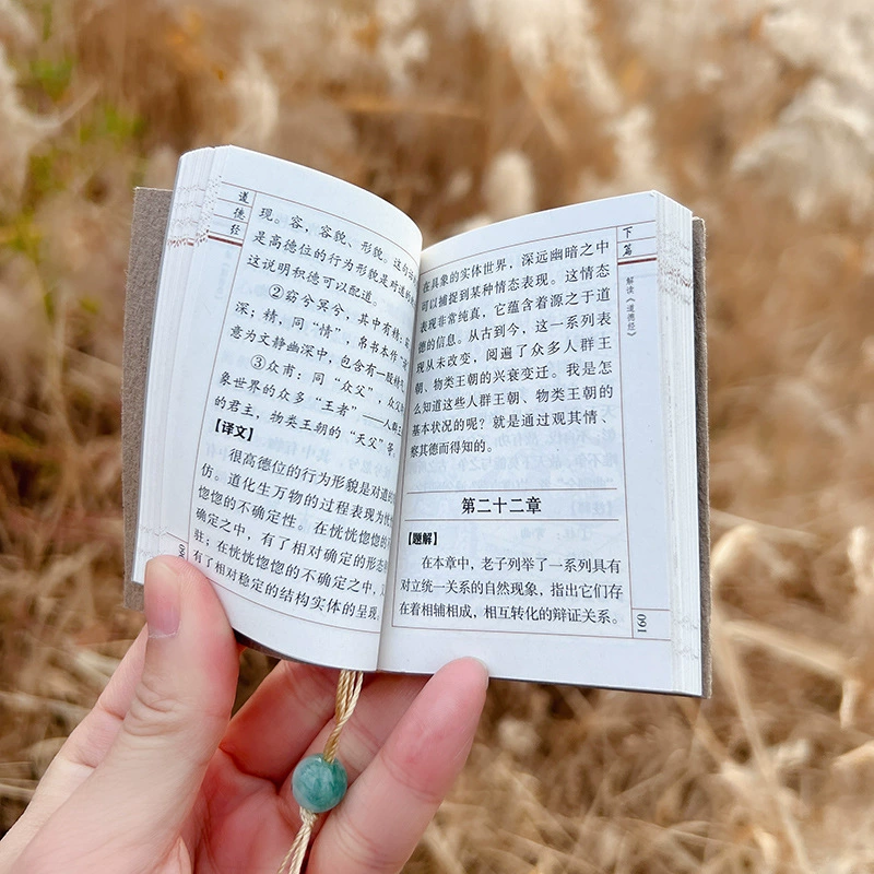 П Pocket Books Лаковые фрагменты Tao Te Ching Малые записки ароматные книги Национальные тенденции и вкусы Pocket Books Китайские исследования культура Книги оптом Культурные подарки