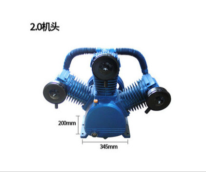 エアコンプレッサのヘッド二重シリンダ三気筒高圧エアポンプヘッドエアコンプレッサの付属品7.5kw 4kwヘッド共通|undefined