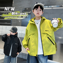 巴拉巴拉男童2025新款帅气春秋儿童装大男孩外套上衣酷帅安特踏步