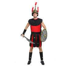 万圣节cosplay 男童亲子衣服古希腊罗马武士刀斯巴达女勇士服装