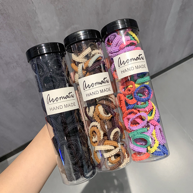 La banda de goma de los niños enlatados no duele el pelo cuerda de pelo del bebé banda de pelo de niña cuerda de pelo de alta elasticidad banda de goma cuerda de pelo de encaje