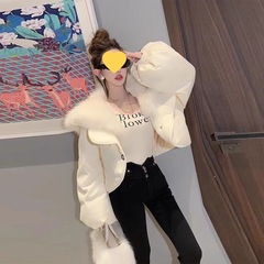 新款时尚气质2025羽绒棉服外套女秋冬高级感气质名媛短款棉服外套