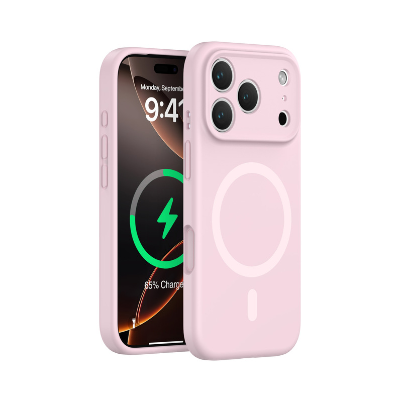 适用iPhone17pro液态硅胶磁吸手机壳16强磁magsafe全包镜头保护套|undefined