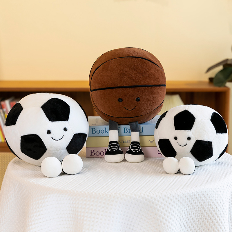 Fun Simulation Basketball, Football, Plush Toys, Billiards, Volleyball, Rugby Dolls, Boys' Competition-Themed Toys Fun Simulation Basketball, Football, Plush Toys, Billiards, Volleyball, Rugby Dolls, Boys' Competition-Themed Toys
