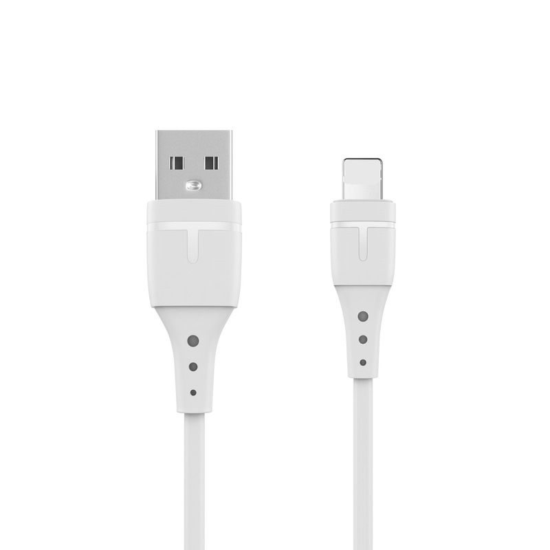 実力工場は射出アップルの携帯電話ケーブルtpeの皮膚液体充電ケーブル2aを適用して1メートル充電する|undefined