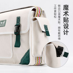 Electrician's Special Canvas Bag Multi-functional Maintenance Installation Electrician Bag Hardware Tools Durable Thick Single Shoulder Crossbody Bag