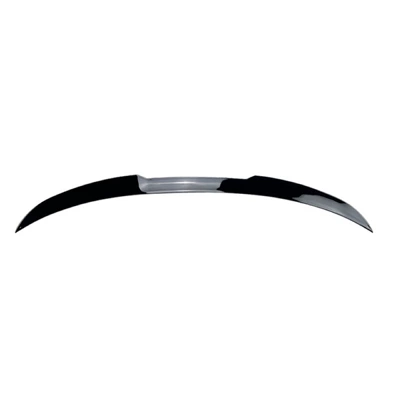Black Rear Spoiler, Sports Style, Fixed wind wing