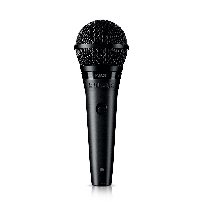 SHURE/SHURE PGA58 홈 K-노래 공연 컨퍼런스 야외 라이브 기타 드럼 연주 및 노래 케이블 이동 코일 마이크