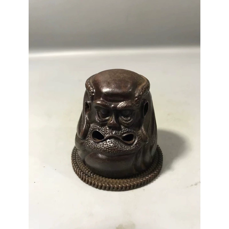 Антикварный сплав Дарума, чайная церемония, чайное искусство, курильница, мини-поделки, украшения, изделия из сплава, поделки, украшения