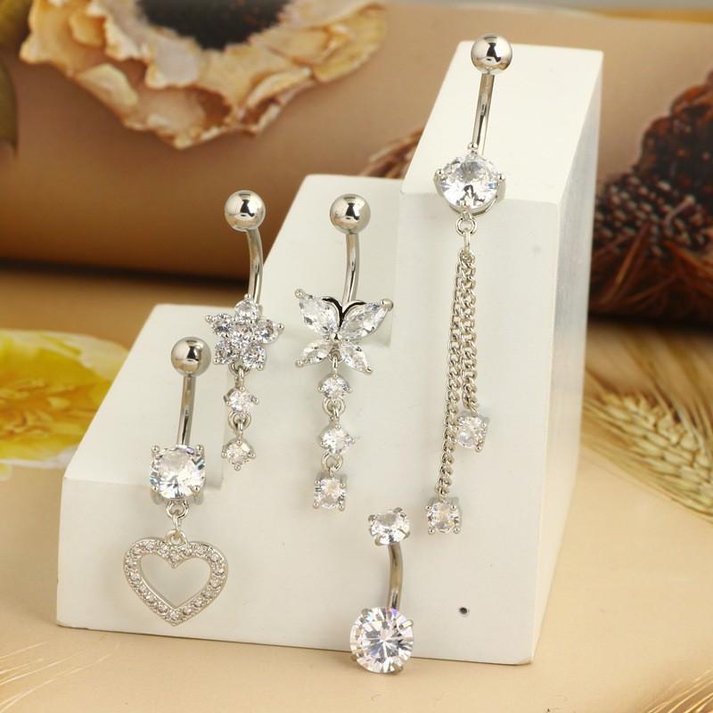 Labret piercing jewelry detail image