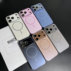 苹果17promax大视窗磁吸手机壳iPhone16原机色15护镜全包14保护套