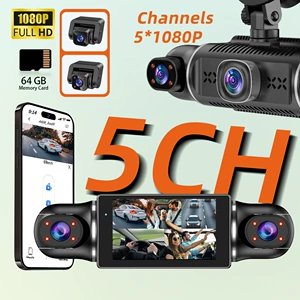 İnfraqırmızı gecə görüşlü, WiFi-lı, parkinq monitorinqli 5 kanallı HD videoqeyd