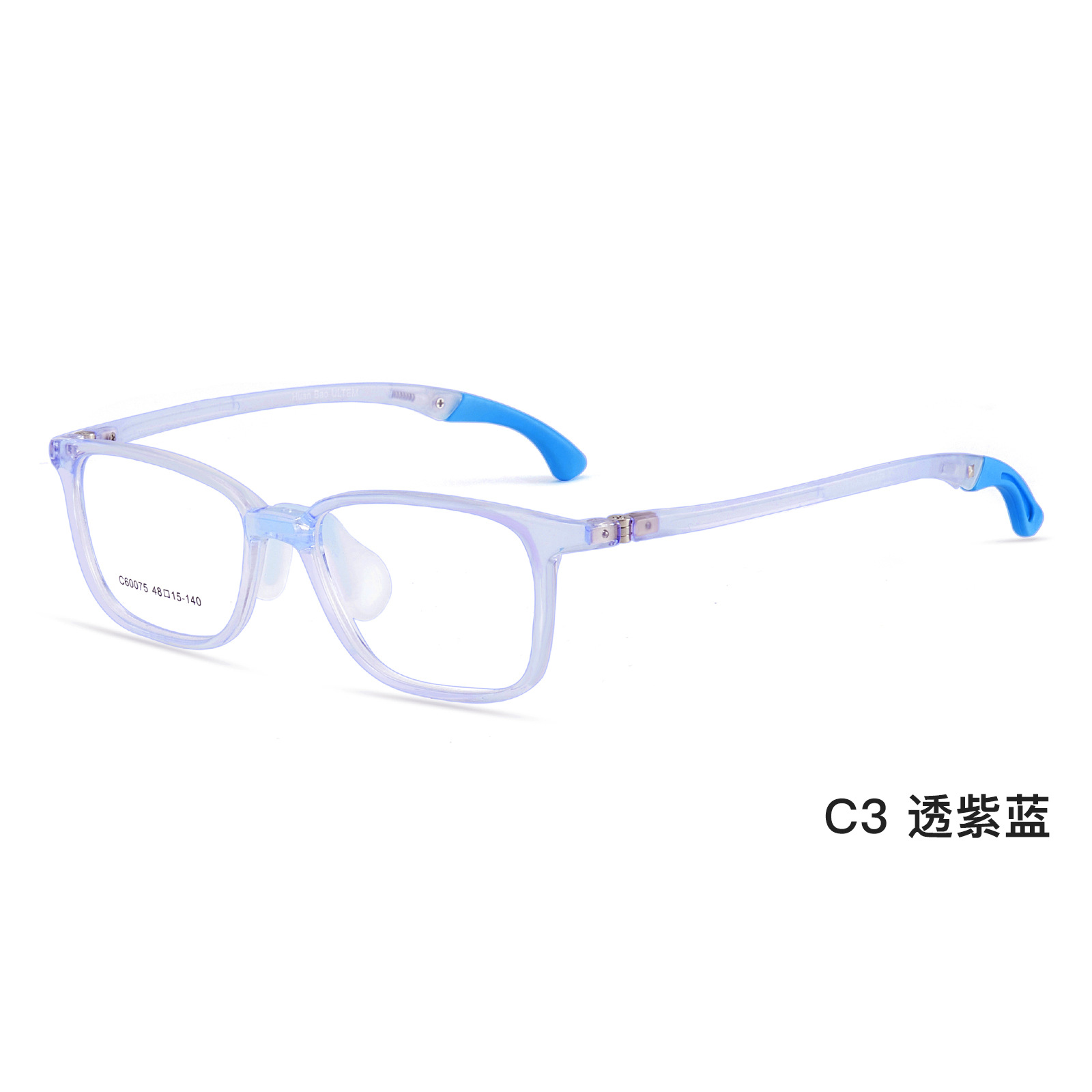 La juventud EMS gafas deportivas marco 4-engranaje ajustable antideslizante gancho pierna resistente al desgaste anti-deformación puede ser equipado con miopía Danyang lote