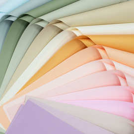 鲜花包装纸素雅单色加厚包装纸防水纯色欧雅纸花束鲜花包花纸批发