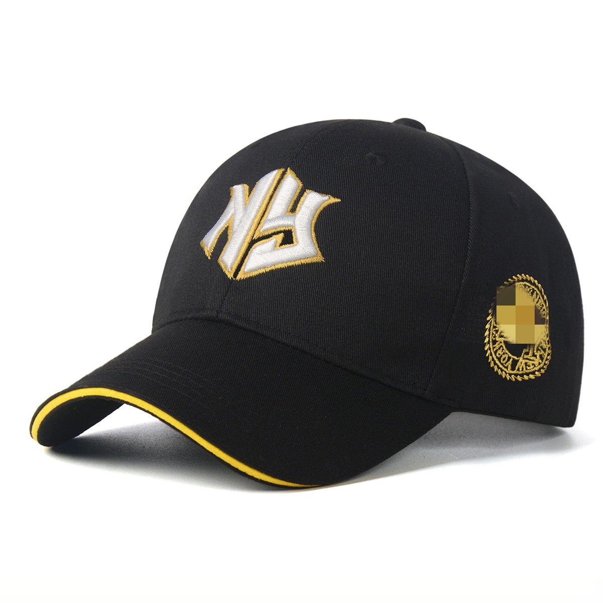 Cross-Border Hats Korean Style Embroidered Letter Baseball Caps for Men and Women Spring and Autumn Sports Peaked Caps Four-Season Outdoor Sun Hats