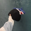 Black hat dark blue shark smallmouth