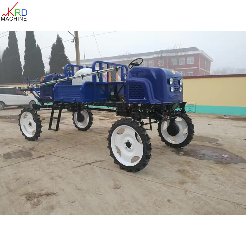 自走水旱两用打药机 座驾式喷杆喷药机 无级变速喷幅自动伸缩机