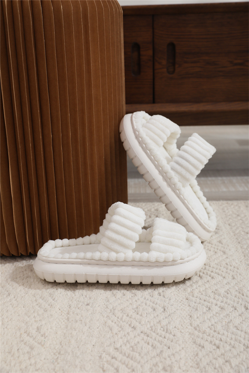 Scarpe da donna in velluto slip-on invernali da esterno per interni termiche imbottite e traspiranti in memory foam, scarpe da casa_voghion.com