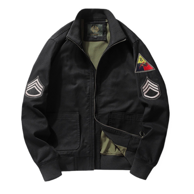 狂怒坦克服男秋季1942复古工装外套1空军飞行员夹克军装棒球服|undefined